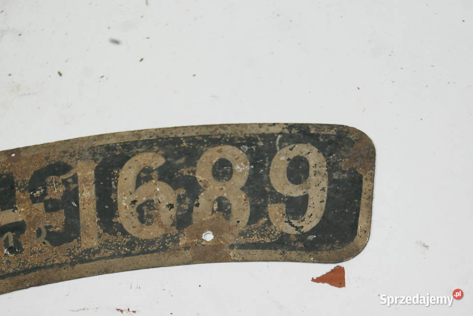 STARA TABLICA REJESRACYJNA TRIUMPH BSA ZUNDAPP Rybnik
