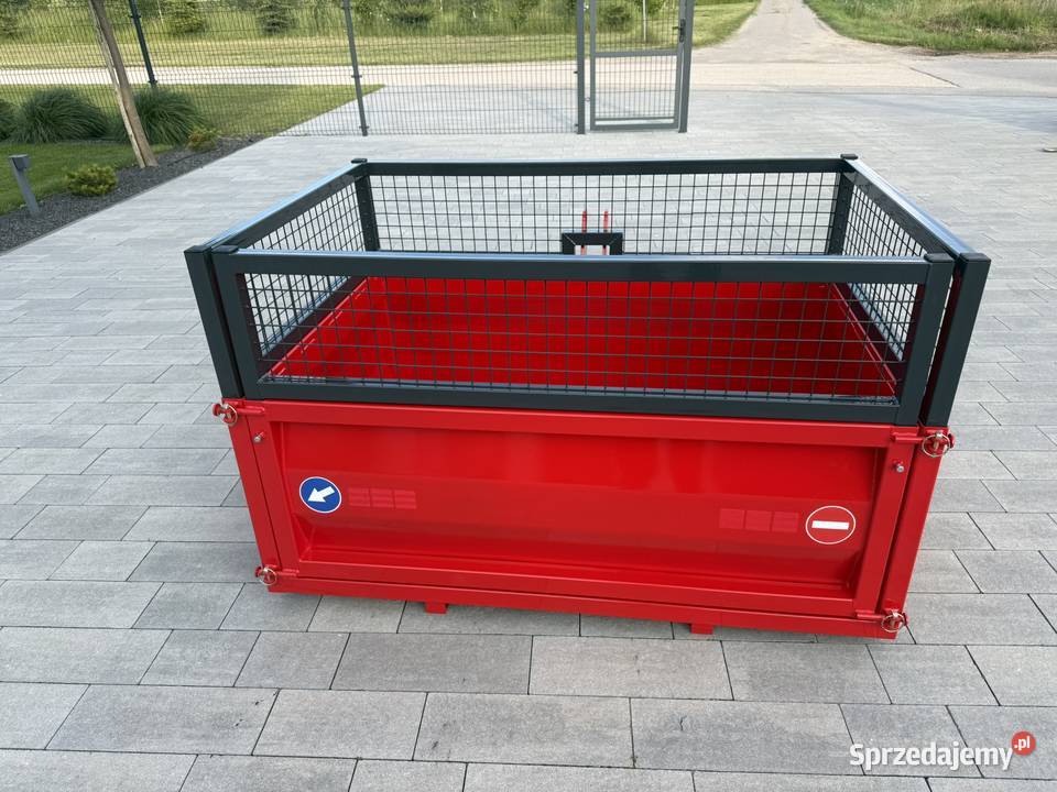 skrzynia transportowa na tył ciągnika tylny TUZ Łęki Dolne