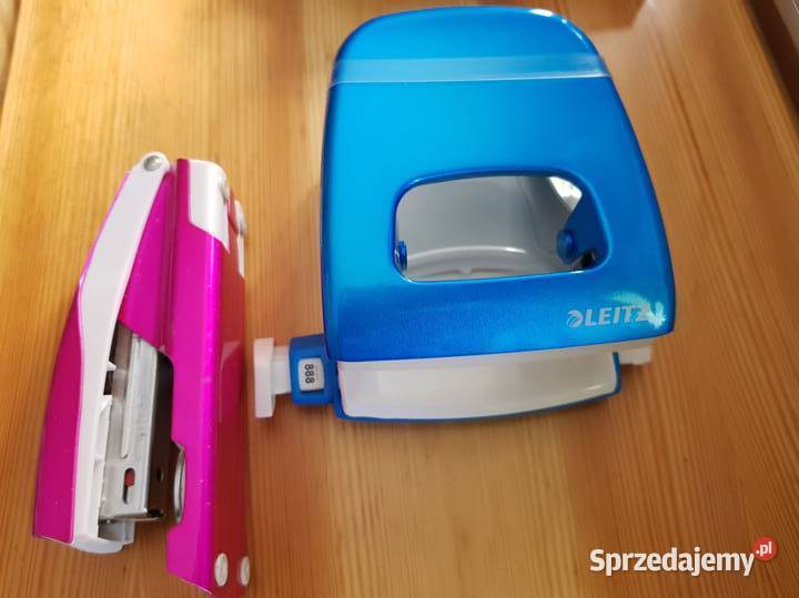 Dziurkacz Metalowy zszywacz Leitz niebieski świętokrzyskie Kielce