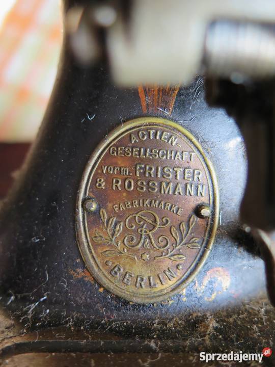 Maszyna do szycia FRISTER ROSSMANN czółenko