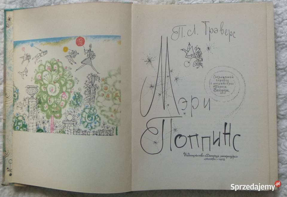 Mary Poppins Pamela L Travers rosyjsku Warszawa