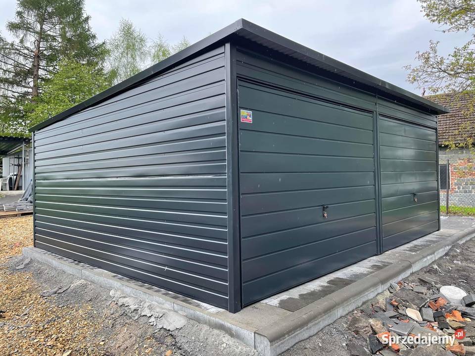 Garaż blaszany 6x5 Wzmocniony PROFILAMI lubelskie Lublin