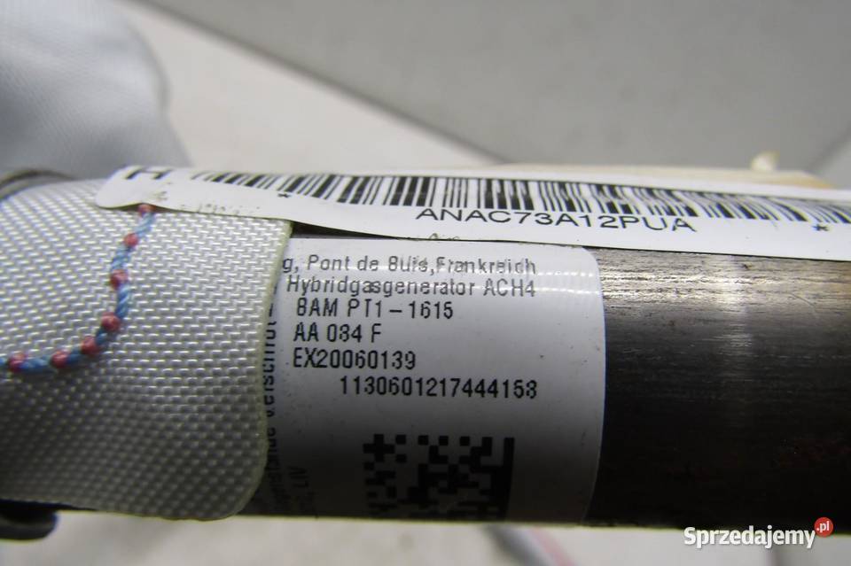KURTYNA POWIETRZNA AIRBAG LEWA LEWE TOYOTA YARIS osobowe sprzedam