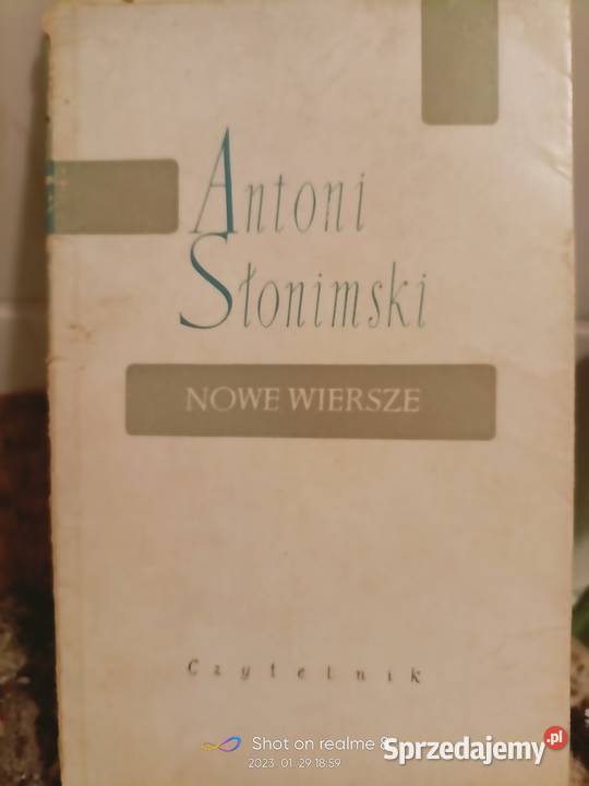 Słonimski książki Nowe wiersze unikat księgarnia Warszawa