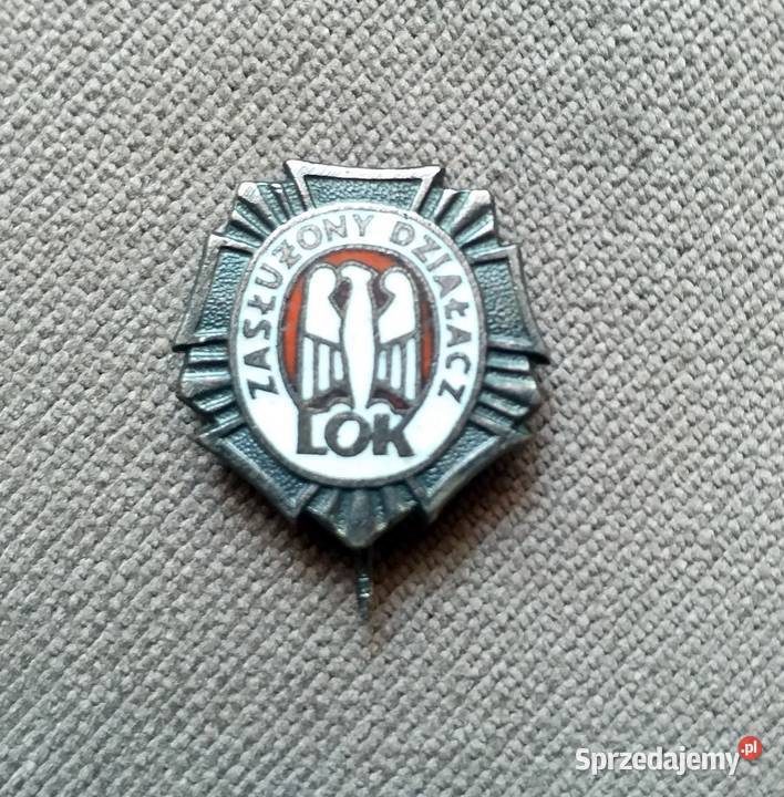 SREBRNA ODZNAKA ZASŁUŻONY DZIAŁACZ LOK lubelskie Piszczac