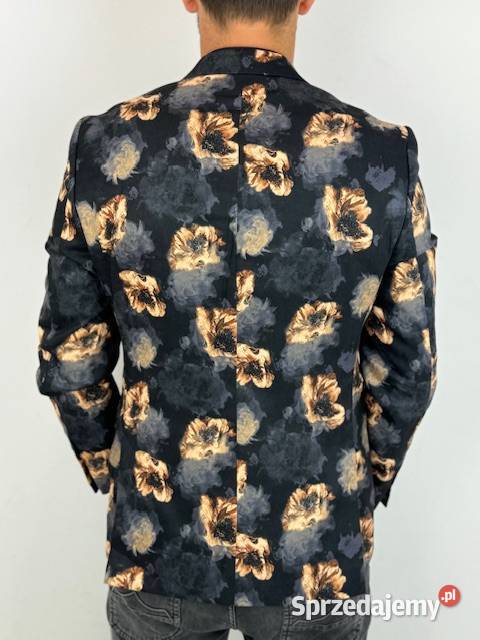 GIOVANNI PERA Marynarka męska D627 czarna w Ostrów Wielkopolski sprzedam