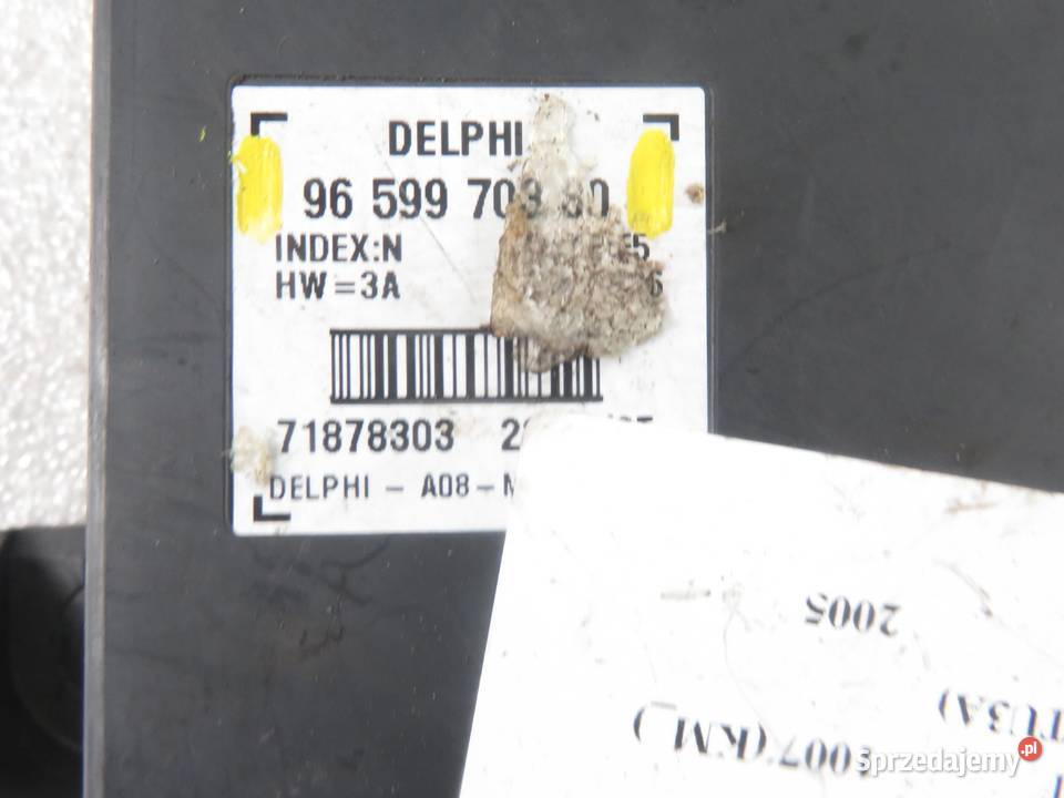 MODUŁ DRZWI PEUGEOT 1007 9659970380