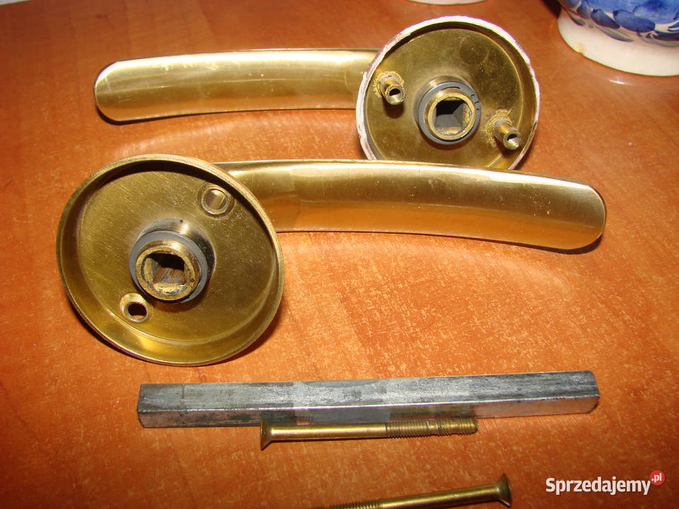 mosiężna klamka do drzwi Pruszcz Gdański
