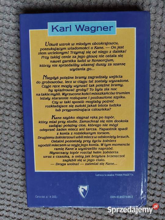 fantasy Pajęczyna utkana z ciemności Karl Wagner Kraków