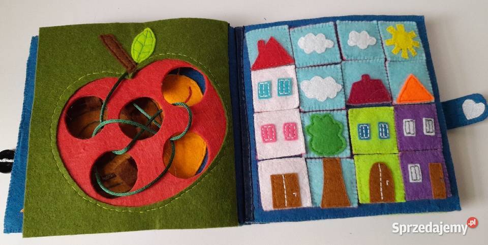Książka sensoryczna quiet book handmade Kraków
