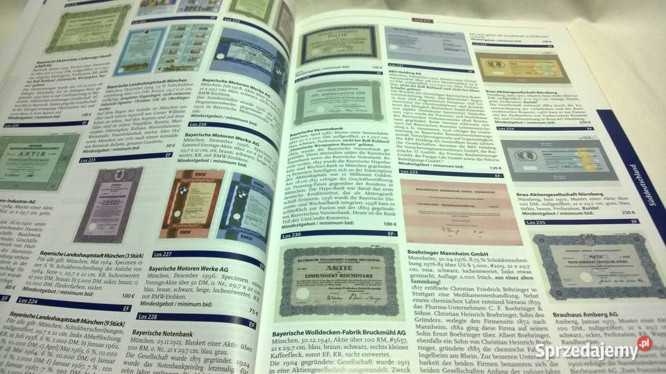 katalog aukcyjny papierów wartościowych 54