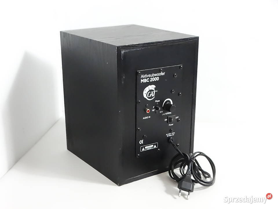 Aktywny Subwoofer CAT MBC 2000 Solidny Bas 50W Słuchawki i głośniki Biłgoraj