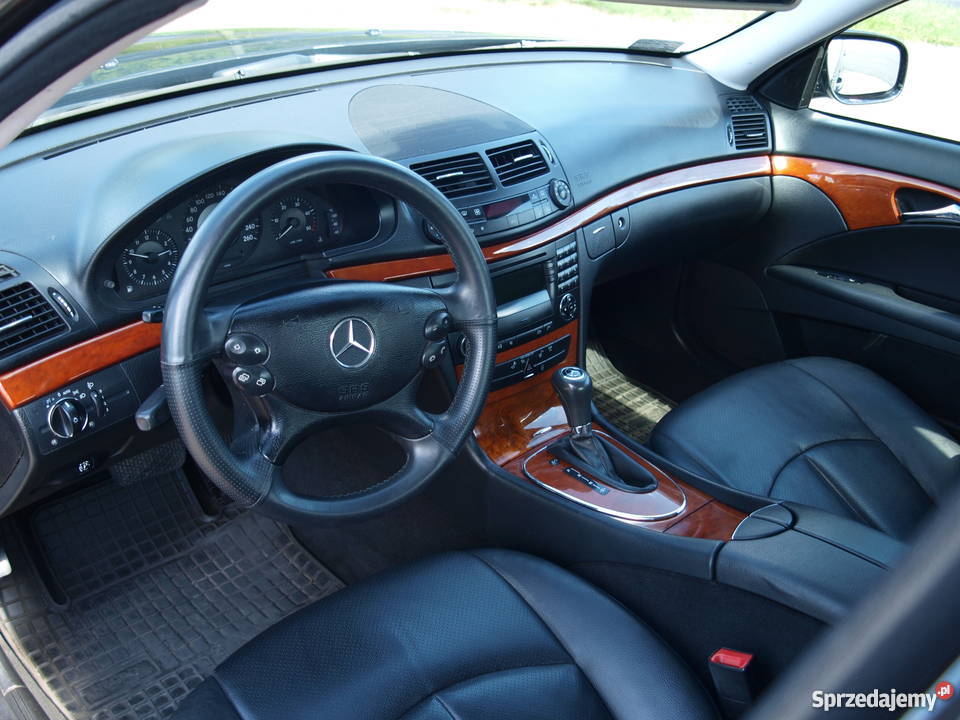 Mercedes Klasa E 200 CDI 2007 automat bogate elektryczne lusterka E-klasa Stare Skoszewy