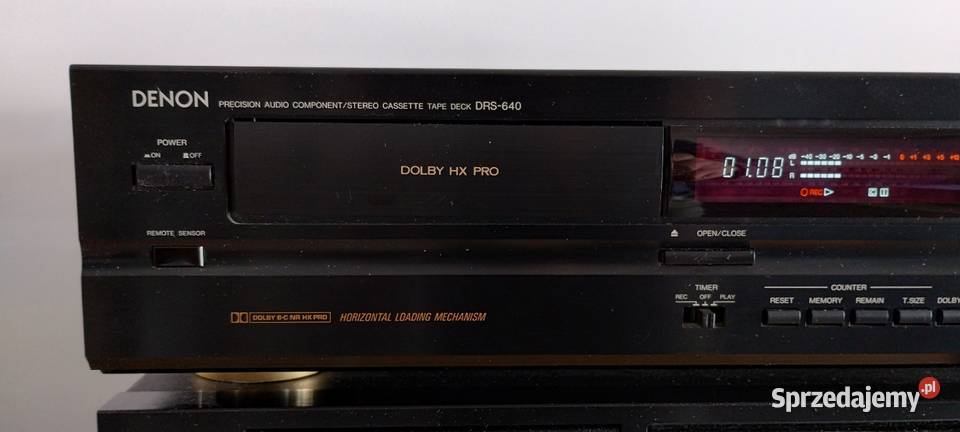 Magnetofon szuflada 2 głowicowy Denon DRS 640 mazowieckie Warszawa