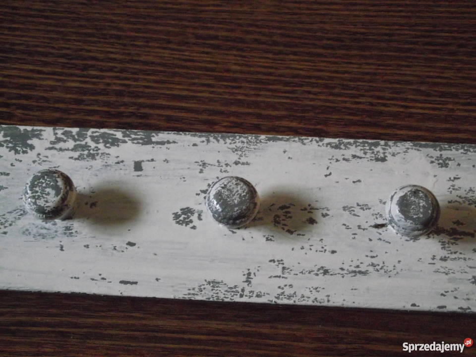 DREWNIANAY POSTARZANY WIESZAK inny kolor Piła