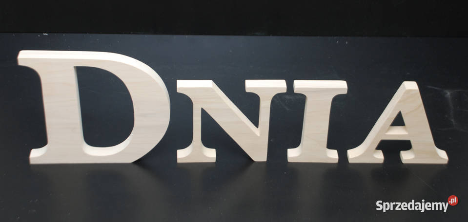 litery drewniane Inicjały ślubne Wesele ślub Dom i Ogród Białystok