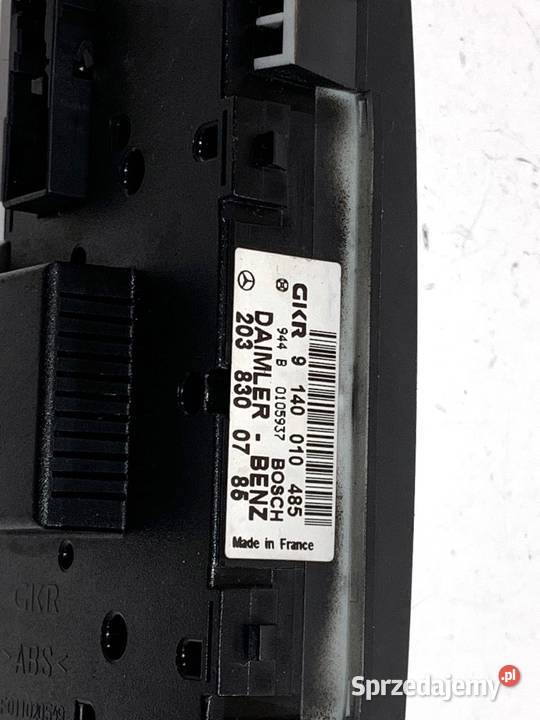PANEL STEROWANIA NAWIEWU MERCEDES CL203 osobowe sprzedam