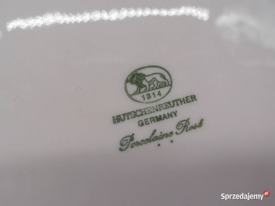 Porcelanowy talerz płytki obiadowy Raszków sprzedam