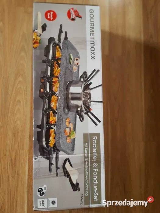 Nowy duży zestaw Raclette Fondue set Gourmet sprzedam