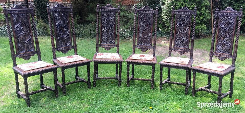 Krzesła z I poł XIX w Konopiska
