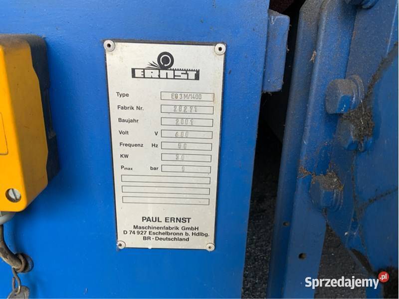 GRATOWNICA gratowarka EG3M ERNST Niemcy dolnośląskie Wrocław