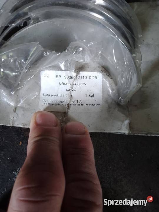 Panewki korbowodowe ursus C330 l szlif 025 nowe Przydonica