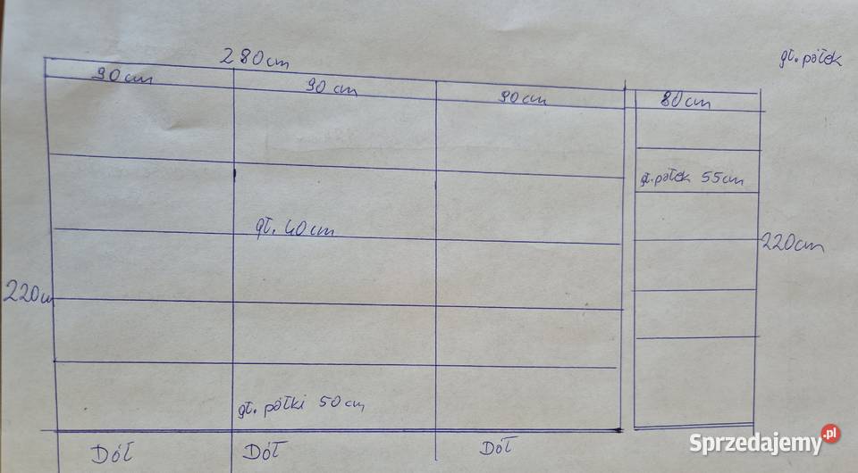 Regały sklepowe Lada sprzedażowa likwidacja Jarocin