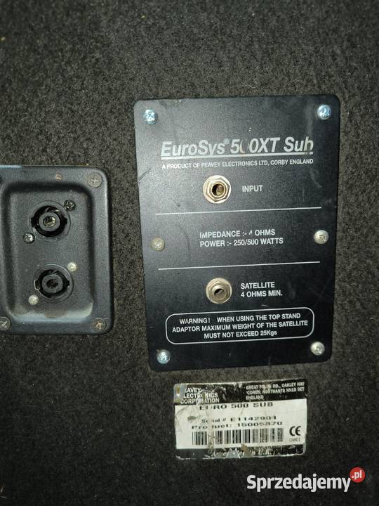 Zestaw nagłaśniający PEAVEY mikser YAMAHA Rzeszów