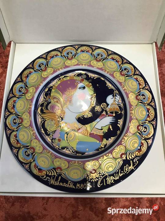 Talerz dekoracyjny Rosenthal Bjrn Wiinblad 1980r Kielce sprzedam
