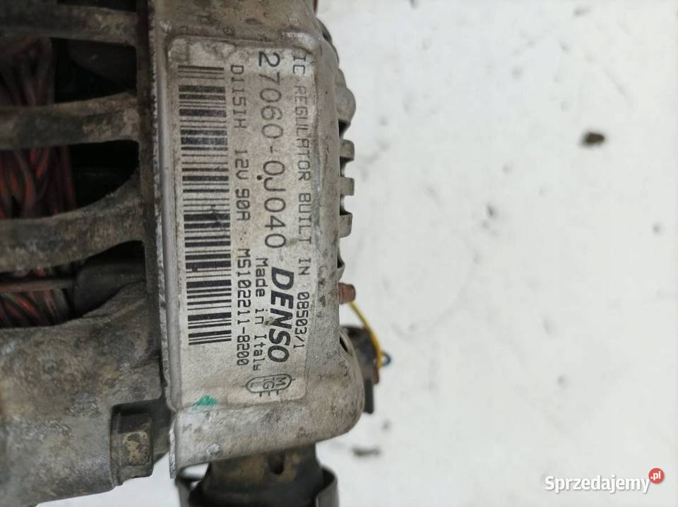 ALTERNATOR 270600J040 10 16V Toyota Yaris I