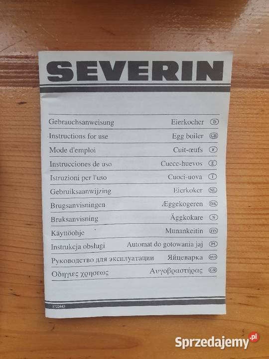 Automat do gotowania jaj SEVERIN AGD drobne Brzesko