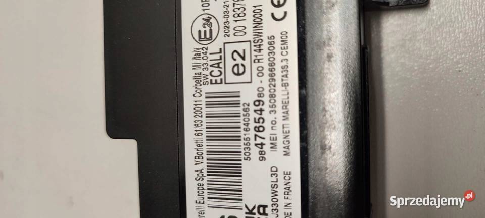 OPEL VIVARO C MODUŁ BLUETOOTH 9847654980 sprzedam