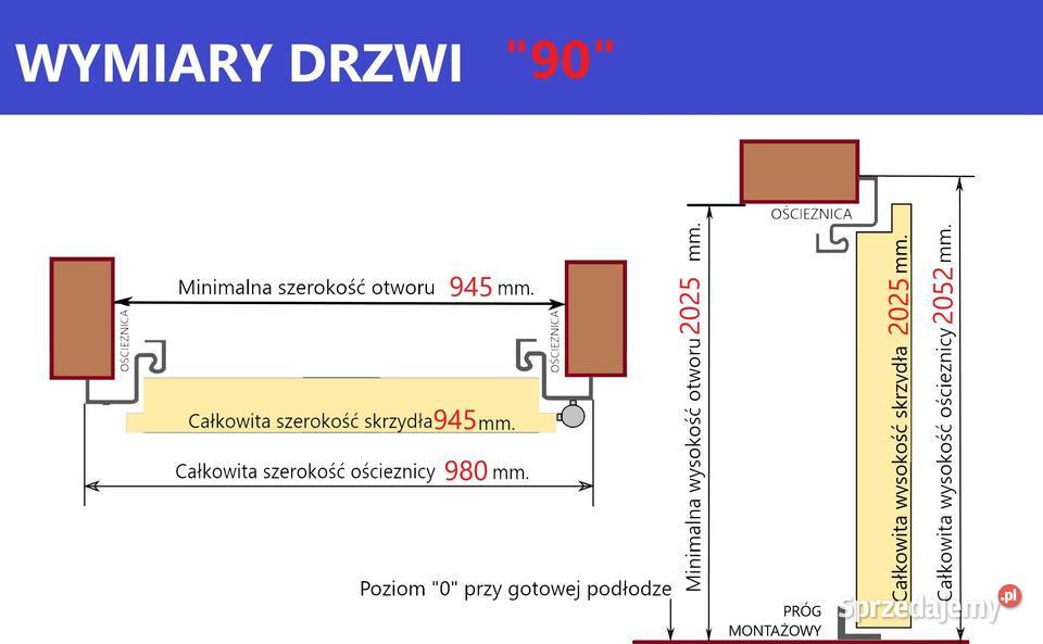 DRZWI ZEWNĘTRZNE GADOT TECHNICZNE 40MM RÓŻNE mazowieckie Ciemniewo