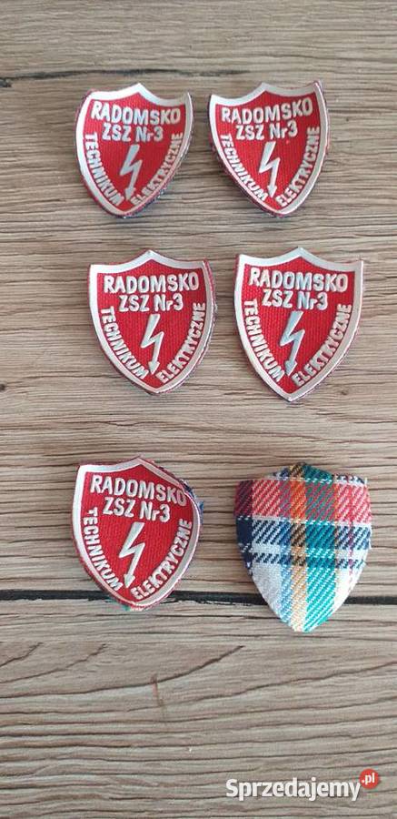 Tarcze szkolne z czasów prl Przedbórz