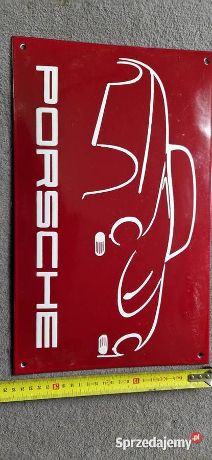 szyld emalia porsche 356 Pozostałe Łódź