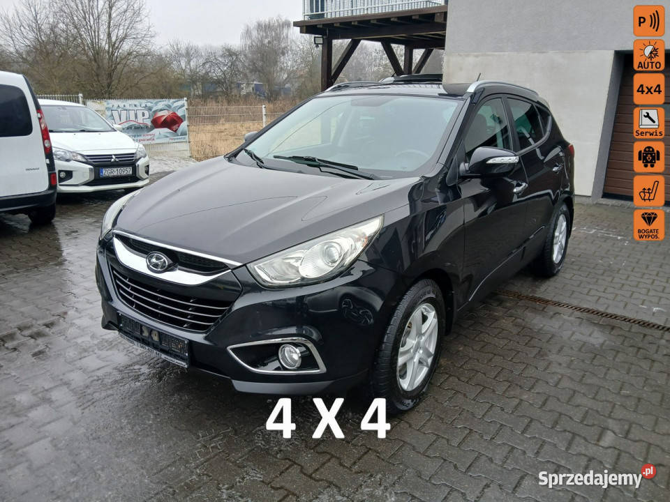 Hyundai ix35 20 CRDI 4X4 klimatronik alufelgi światła przeciwmgielne Gryfino
