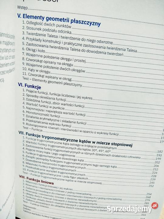 Matematyka 12 rozszerzenie podręcznik operon Antykwariat Warszawa