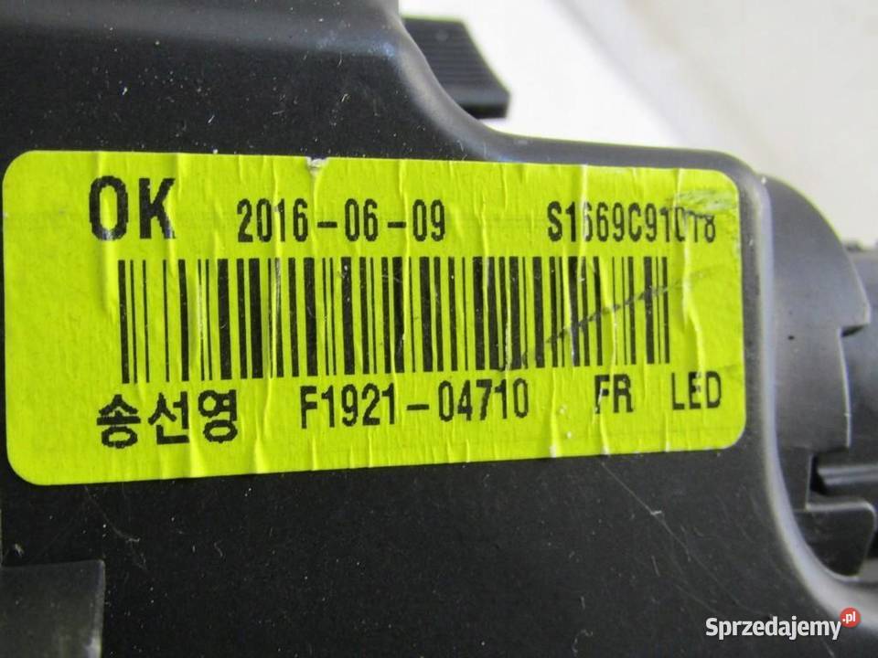 LAMPA PRZEDNIA PRAWA PRAWY PRZÓD PRZEDNIA KIA lubelskie