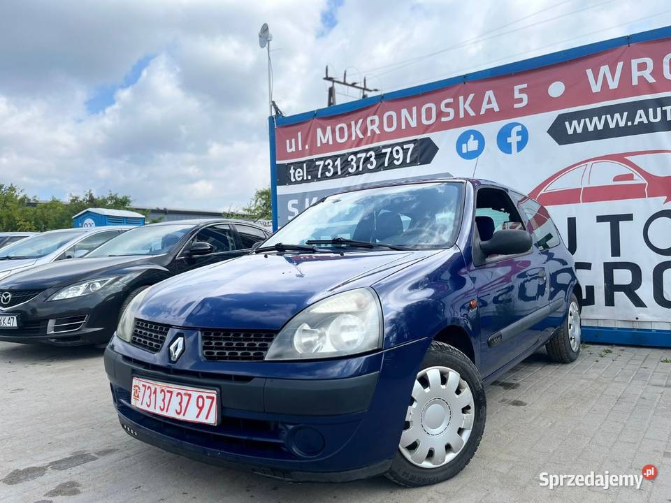 Renault Clio 12 BenzynaDl Opłaty Zadbany Zamiana Rok produkcji 2002 Wrocław