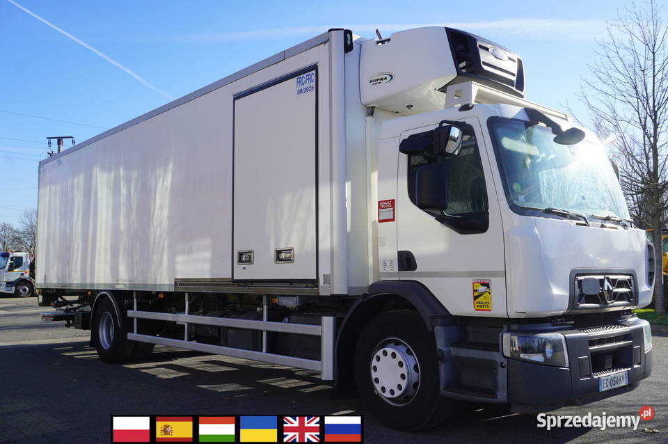 Renault D19 Wide 4x2 E6Chłodnia Lamberet 22 EPAL tempomat małopolskie Kraków