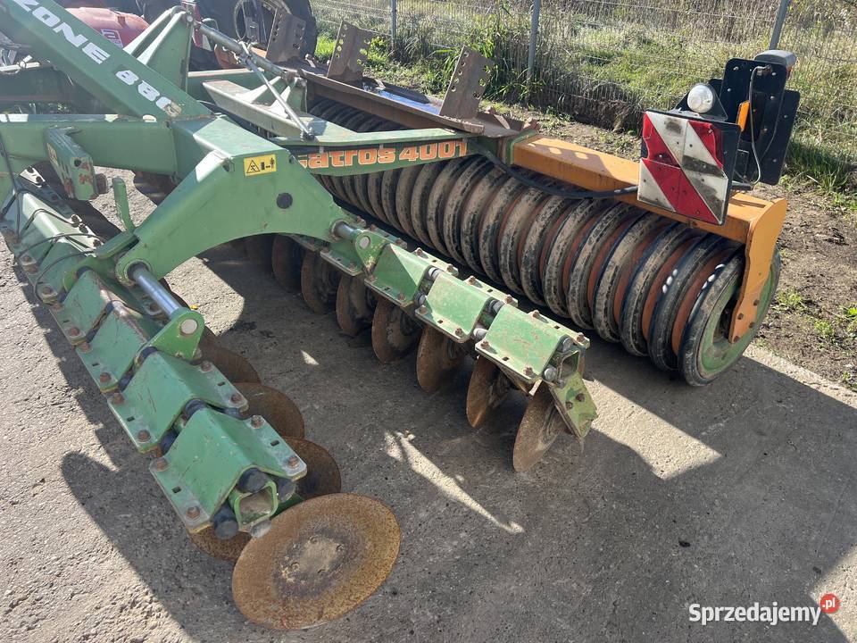 Amazone Catros 4001 brona talerzowa agregat