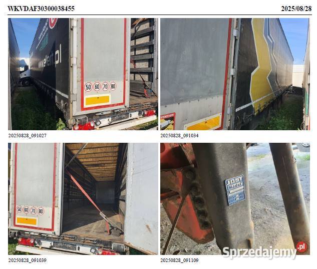 Naczepa Kssbohrer Mega 390t 2011 r mazowieckie Ładzyń