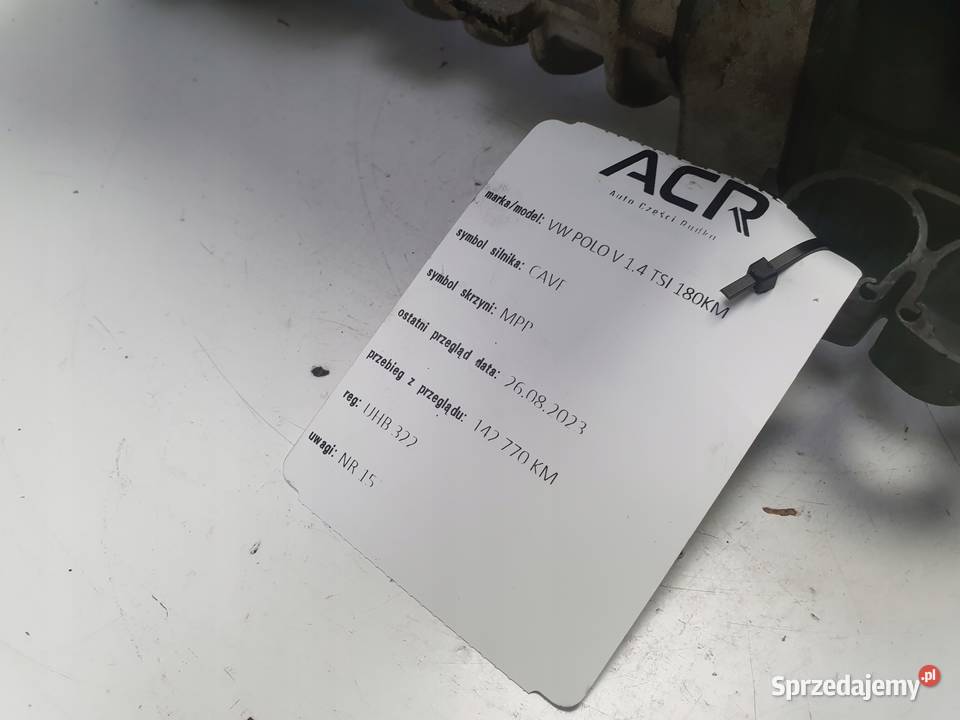 VW Polo V 14 TSI KOMPRESOR DOŁADOWANIA powietrza Części samochodowe Janów