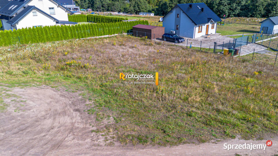Działka do sprzedania 1075m2 Tuchom Szkolna utwardzona
