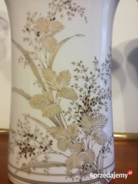 Komplet wazony Ekskluzywna piękna porcelana AK Jastrzębie-Zdrój