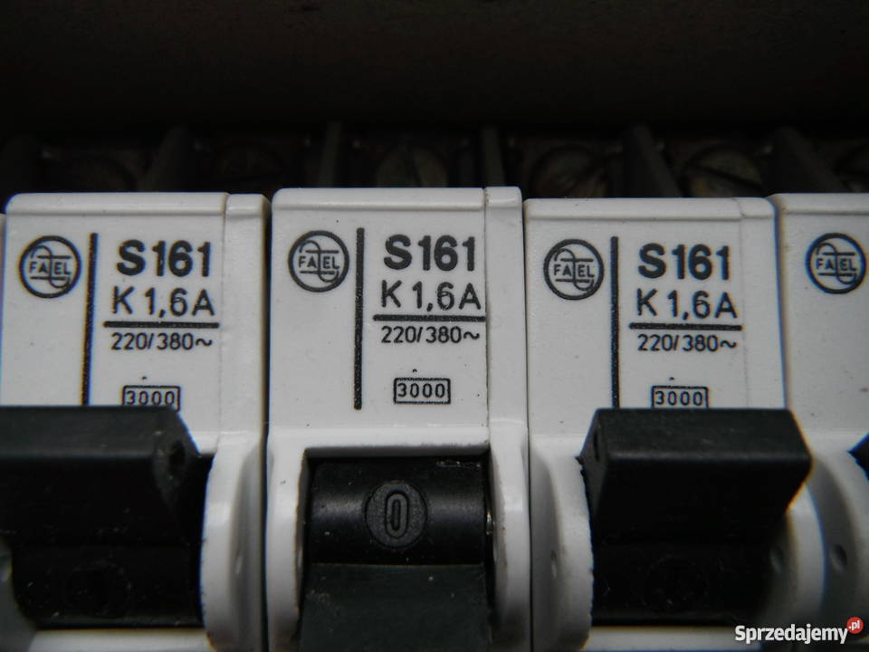Wyłącznik instalacyjny S161 K 16A 220380VAC Fael Chlewiska