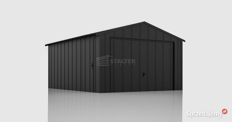 Garaż blaszany 4x5m brama uchylna drzwi blacha blacha małopolskie Nowy Sącz
