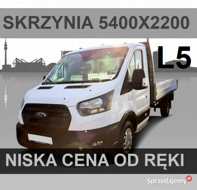 Ford Transit Skrzynia 5400 X 2200 130KM 3-os. 130KM Niska Cena od ręki 186…