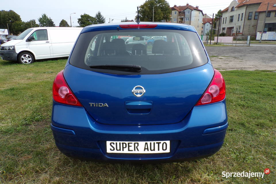 Nissan Tiida I 16 Benz110 Ładny Stan niebieski wielkopolskie Piła