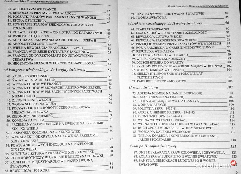 Historia powszechna 496 2000 zagubionych Dawid